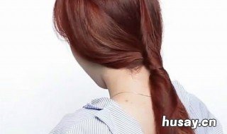 不用橡皮筋扎头发 不用橡皮筋扎头发图解