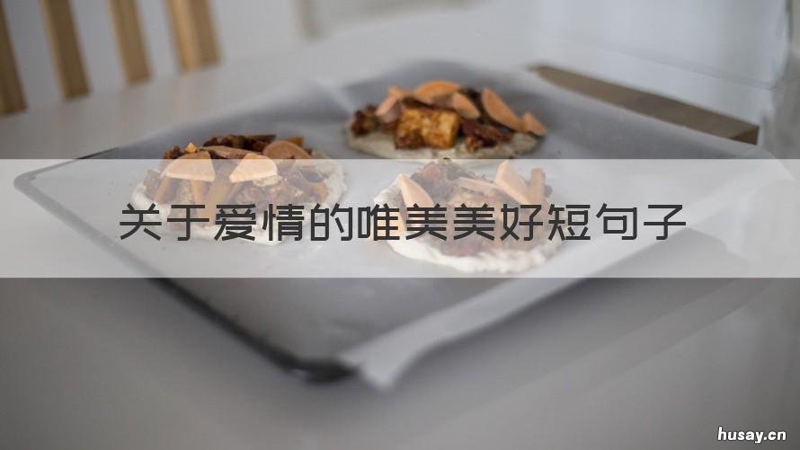 关于爱情的唯美美好短句子 美好的关于爱情的句子