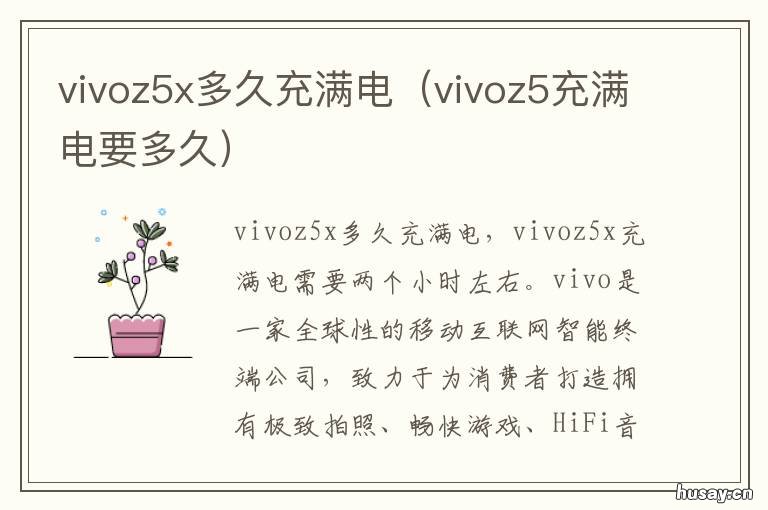 vivoz5x多久充满电 vivoz5x充电要多久