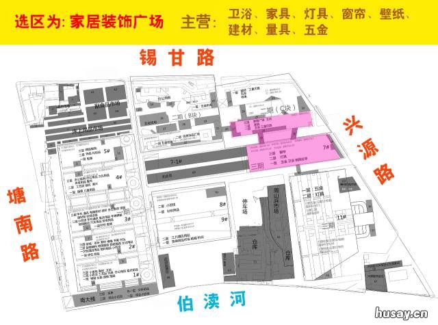 无锡招商城购物平面图