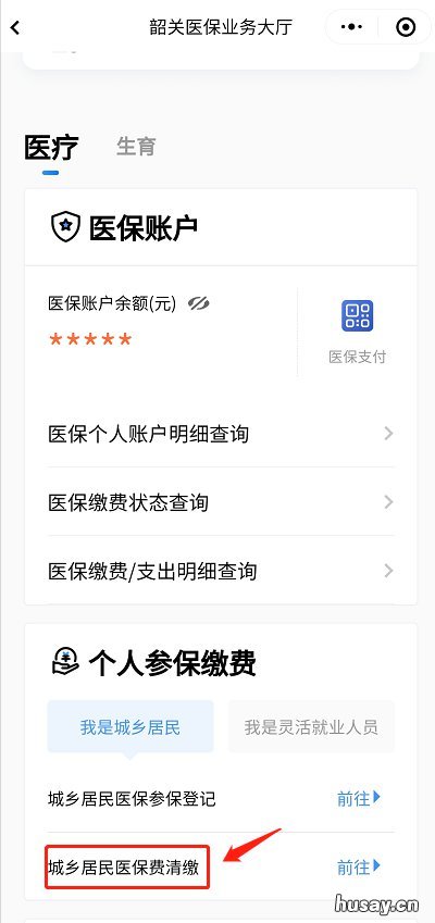 韶关医疗保险缴费方式 韶关居民医保网上缴费