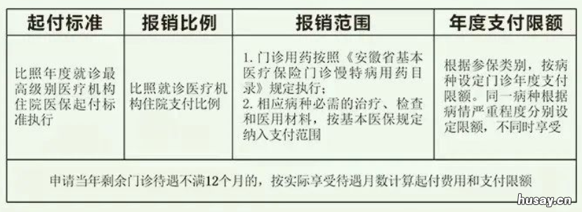 合肥医保慢特病门诊待遇申保障一览 合肥特殊病医保门槛费