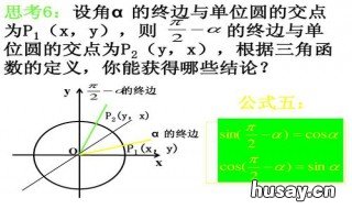 三角函数诱导公式 三角函数诱导公式口诀