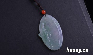 糯种翡翠挂件 糯种翡翠挂件飘阳绿好还是紫罗兰好