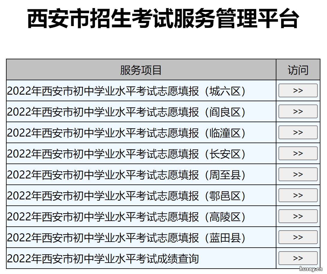 西安五区二县中考录取结果查询入口 西安五区二县中考录取结果在哪里查