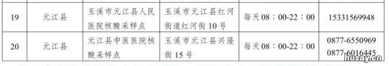 玉溪远江县免费核酸检测在哪里 江西免费做核酸检测