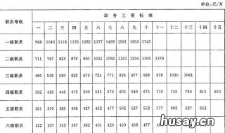 工资等级有什么标准的?怎样划分? 薪级工资标准如何确定