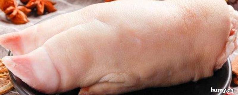 怎样区分猪蹄的前蹄和后蹄 猪蹄前蹄还是后蹄怎么区分