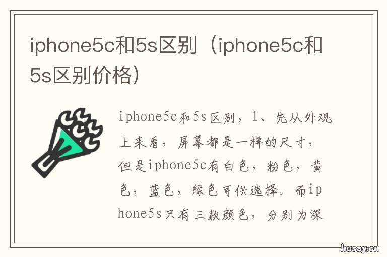 iphone5c和5s区别 iphone5c和iphone5s区别